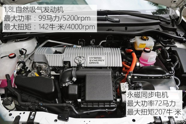 广汽丰田 雷凌 2016款 双擎 1.8H GS CVT精英天窗版