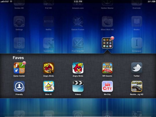 苹果iPad界面截图