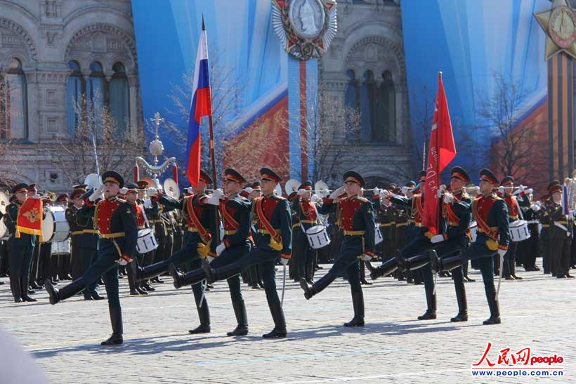 庆祝苏联卫国战争胜利68周年阅兵式在莫斯科举行